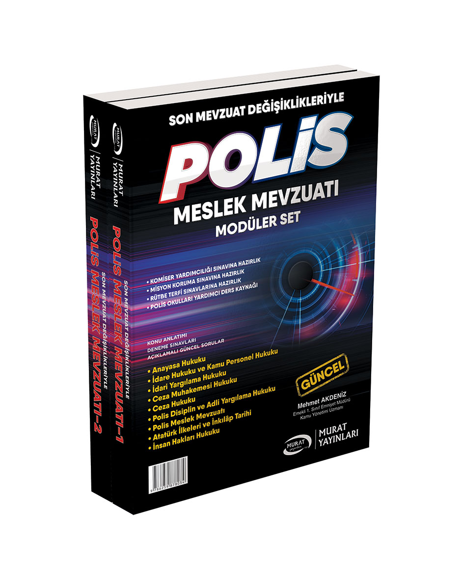 2502 Modüler Set Polis Meslek Hukuku Ve Mevzuatı 2502 Modüler Set Polis Meslek Hukuku Ve Mevzuatı