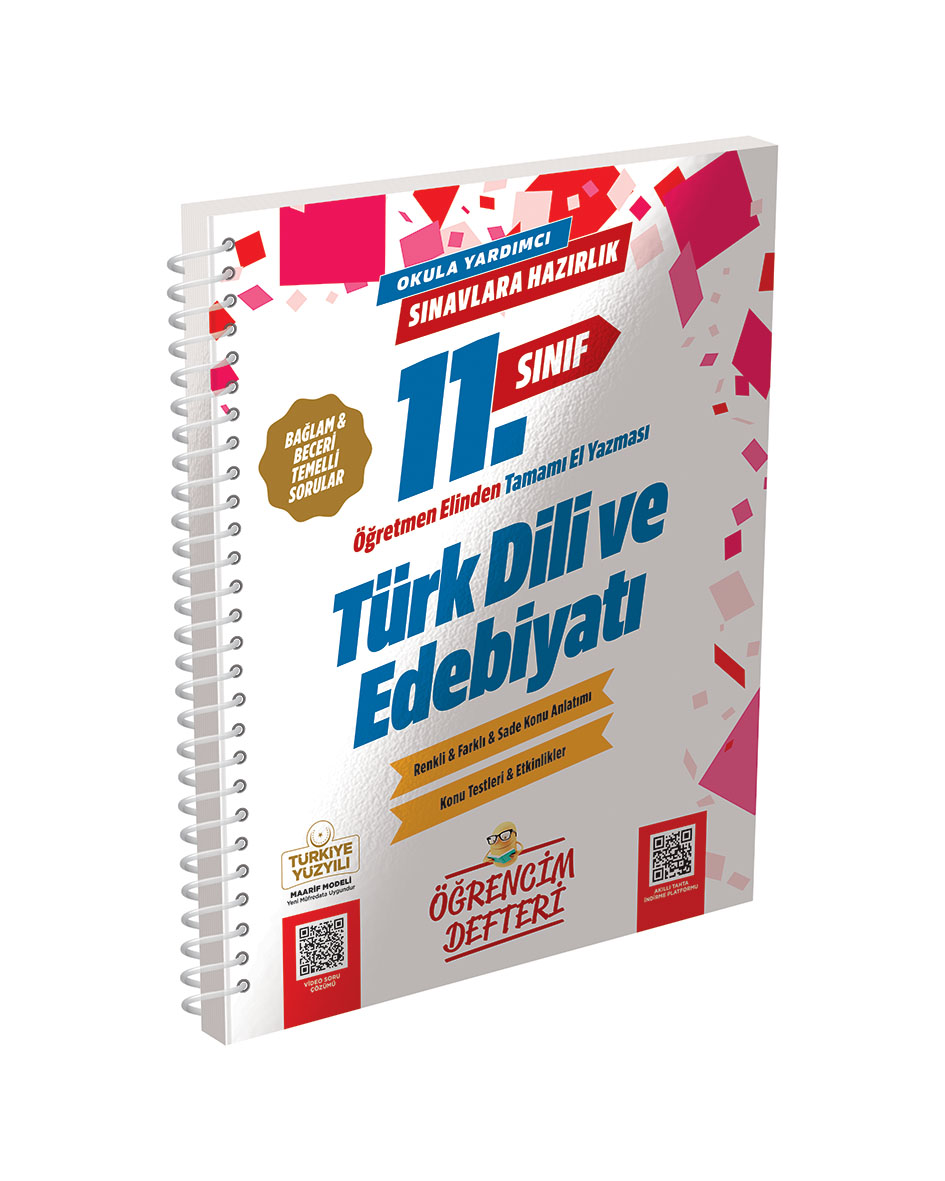 3065 - 11.Sınıf Türk Dili Edebiyatı Öğrencim Defteri 3065 - 11.Sınıf Türk Dili Edebiyatı Öğrencim Defteri