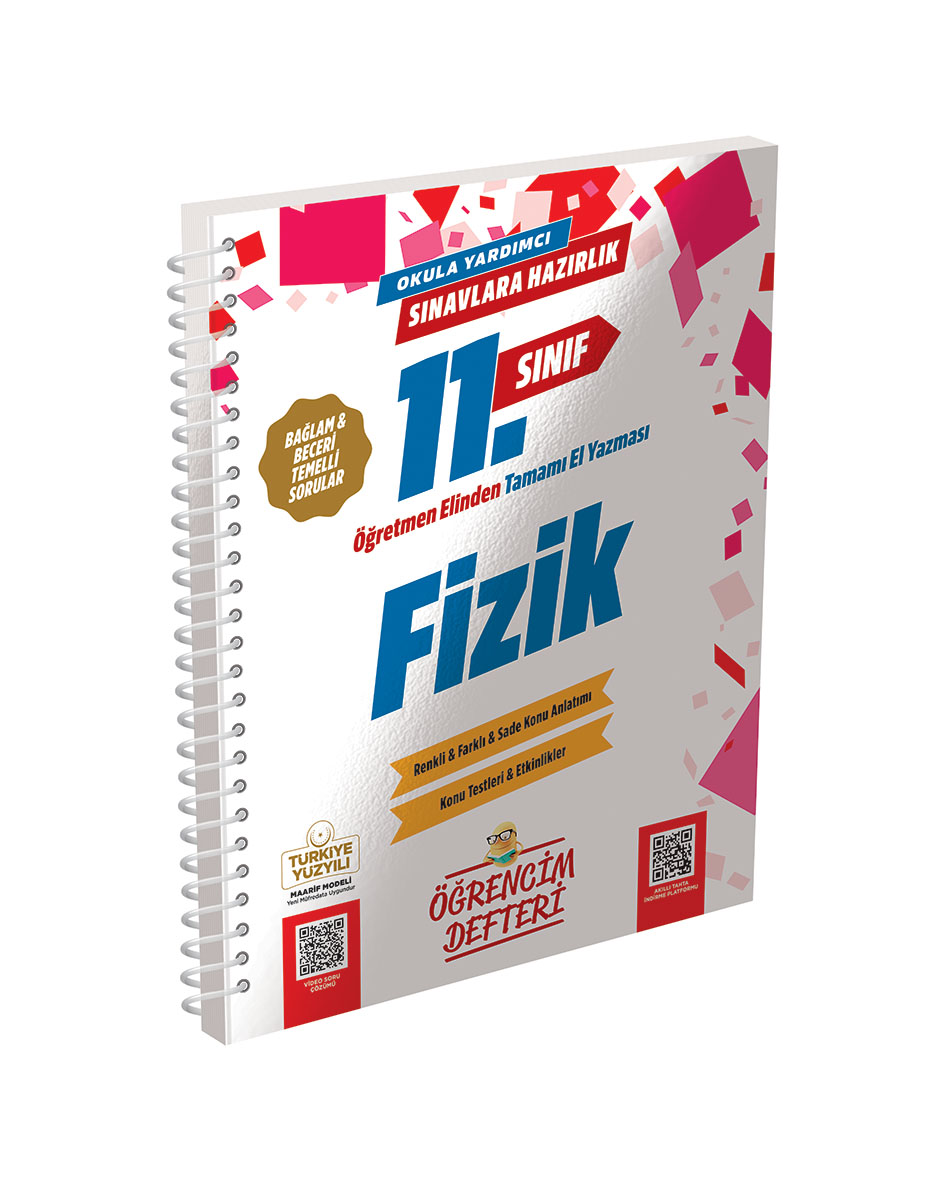 3067 - 111.Sınıf Fizik Öğrencim Defteri