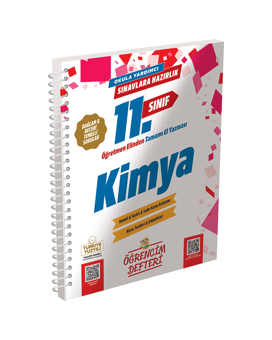 3068 - 11.Sınıf Kimya Öğrencim Defteri 3068 - 11.Sınıf Kimya Öğrencim Defteri