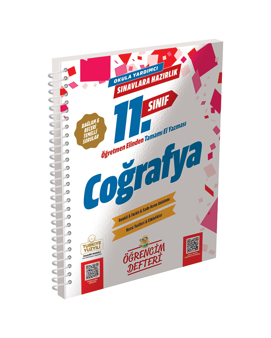 3071 - 11.Sınıf Coğrafya Öğrencim Defteri