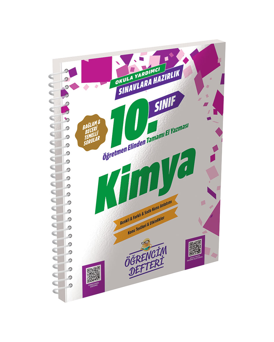 3111 - 10.Sınıf Kimya Öğrencim Defteri