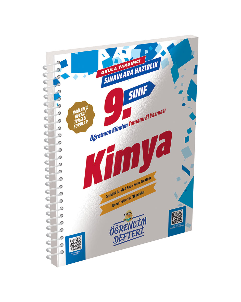3161-9.Sınıf Kimya Öğrencim Defteri 3161-9.Sınıf Kimya Öğrencim Defteri