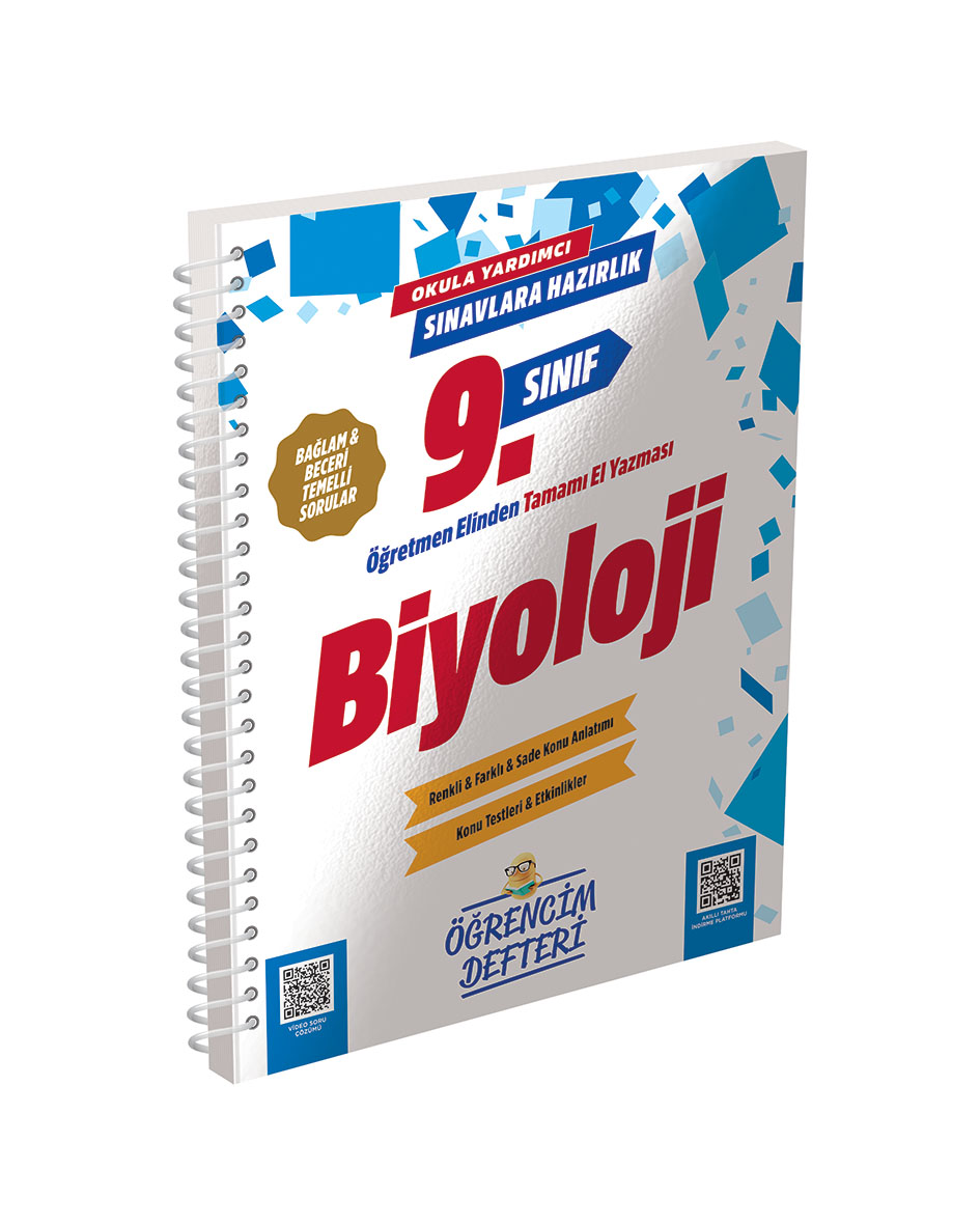 3162-9.Sınıf Biyoloji Öğrencim Defteri 3162-9.Sınıf Biyoloji Öğrencim Defteri