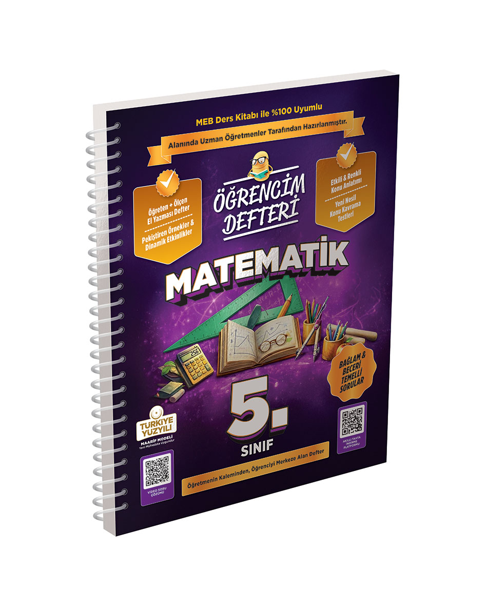 3357 5.Sınıf Matematik Öğrencim Defteri