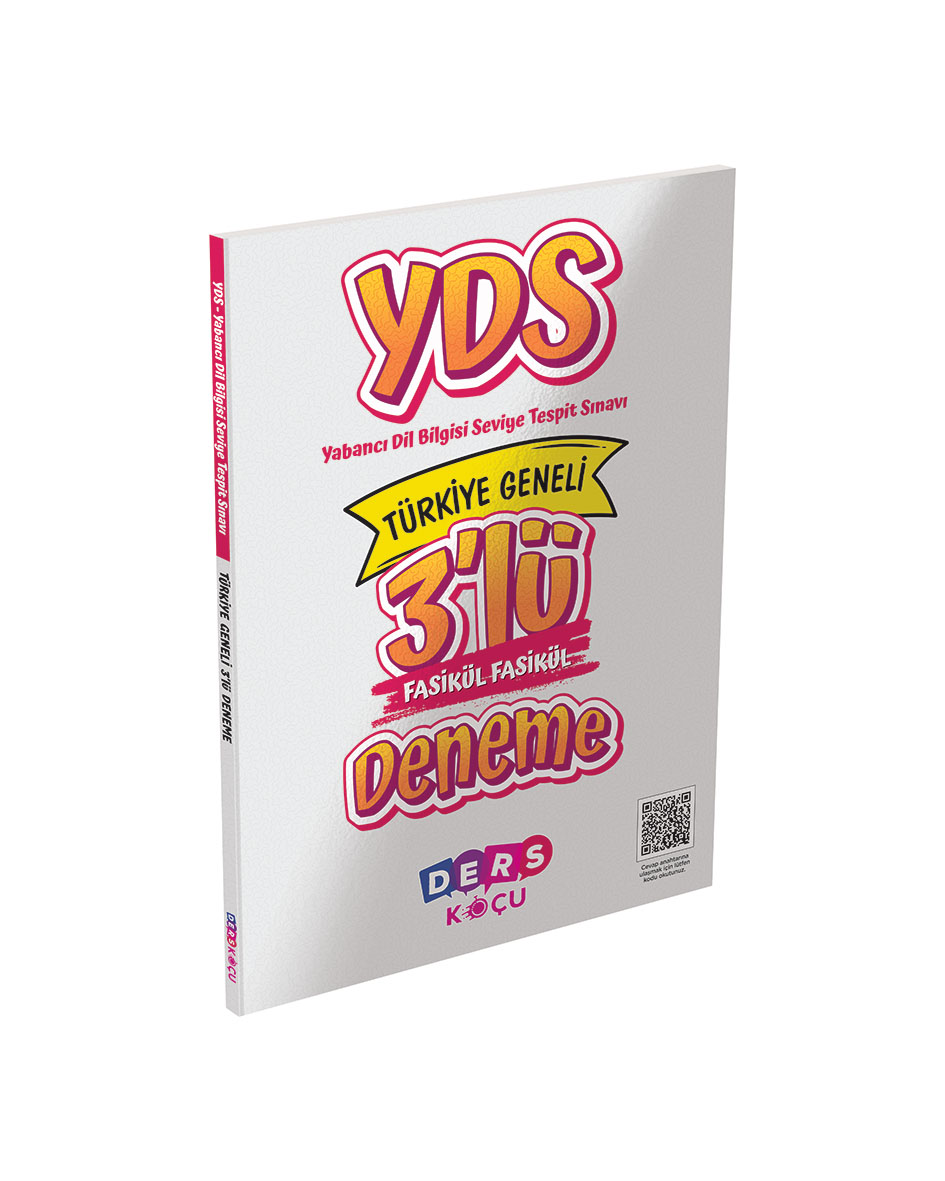 4016 YDS 3 Lü Fasikül Fasikül Deneme Sınavı DK 4016 YDS 3 Lü Fasikül Fasikül Deneme Sınavı DK
