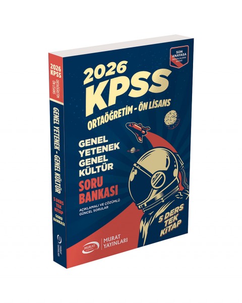 1569 - KPSS Ortaöğretim - Önlisans 5 Ders Tek Kita