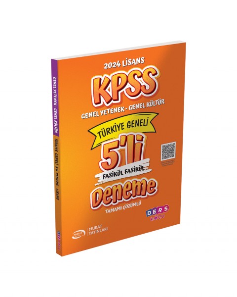 2586 KPSS GKGY Lisans 5 Li Fasikül Fasikül Deneme
