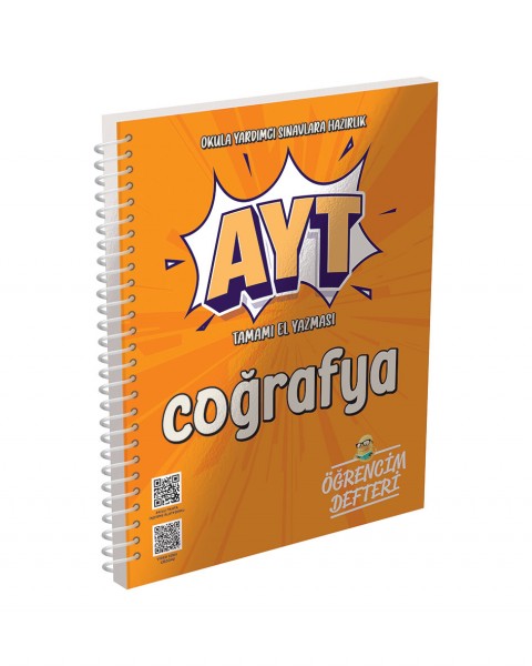 3021 AYT Coğrafya Öğrencim Defteri