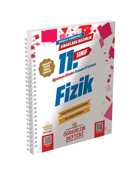 3067 - 111.Sınıf Fizik Öğrencim Defteri