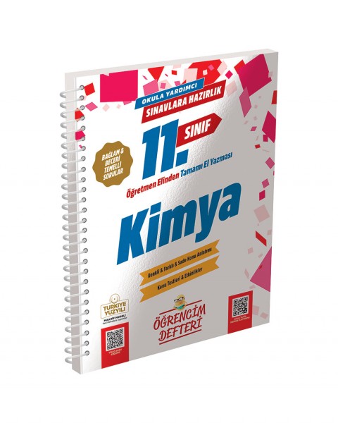 3068 - 11.Sınıf Kimya Öğrencim Defteri