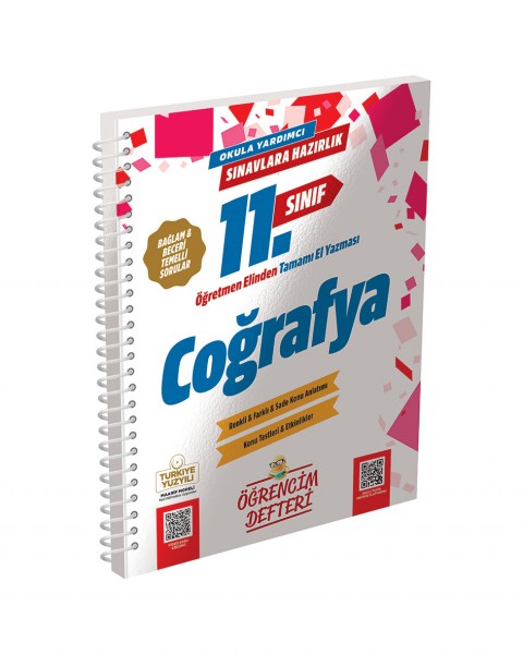 3071 - 11.Sınıf Coğrafya Öğrencim Defteri