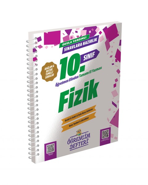 3110 - 10.Sınıf Fizik Öğrencim Defteri