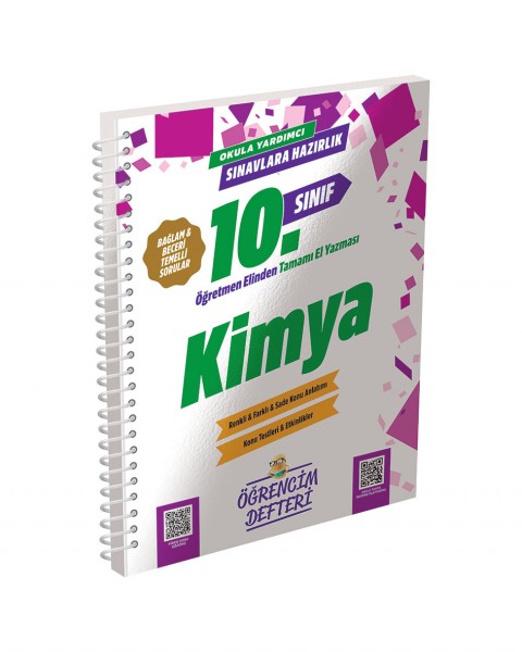 3111 - 10.Sınıf Kimya Öğrencim Defteri