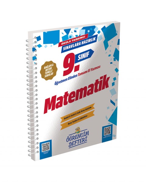 3159-9.Sınıf Matematik Öğrencim Defteri