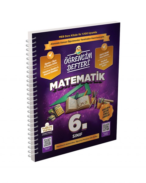 3307 6.Sınıf Matematik Öğrencim Defteri