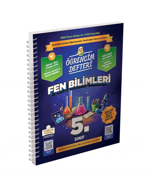 3358 5.Sınıf Fen Bilimleri Öğrencim Defteri